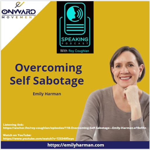 Picture of Emily Harman interviewed by Roy Coughlan on his Speaking Podcast